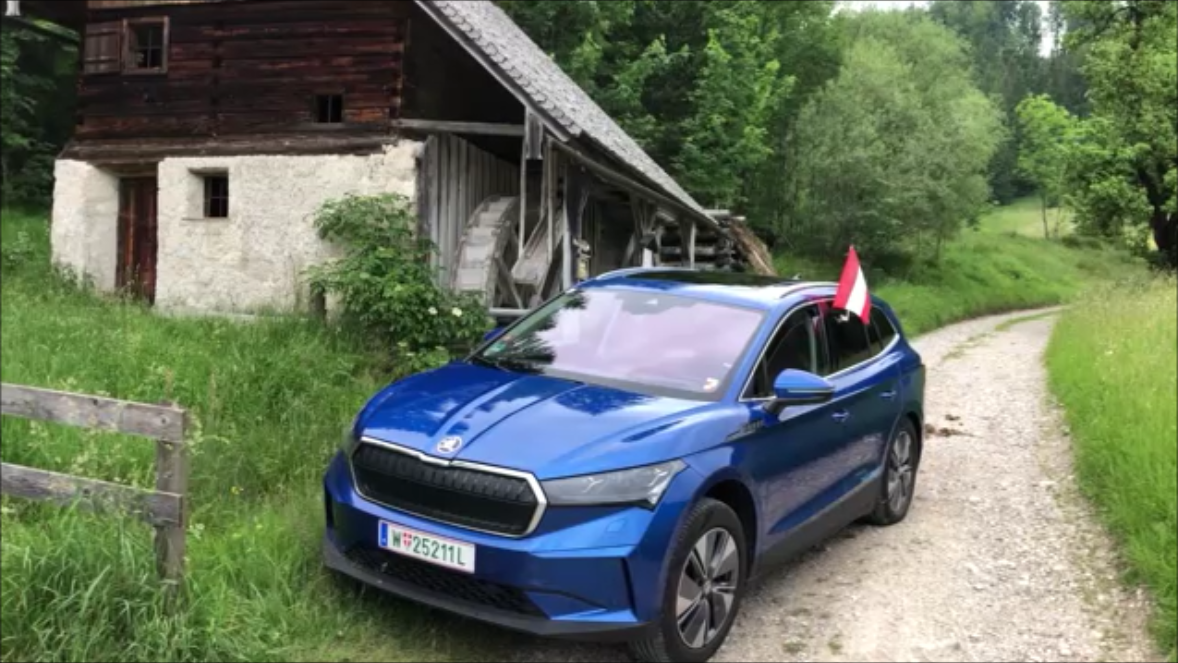 Enyaq trifft Wasserkraft