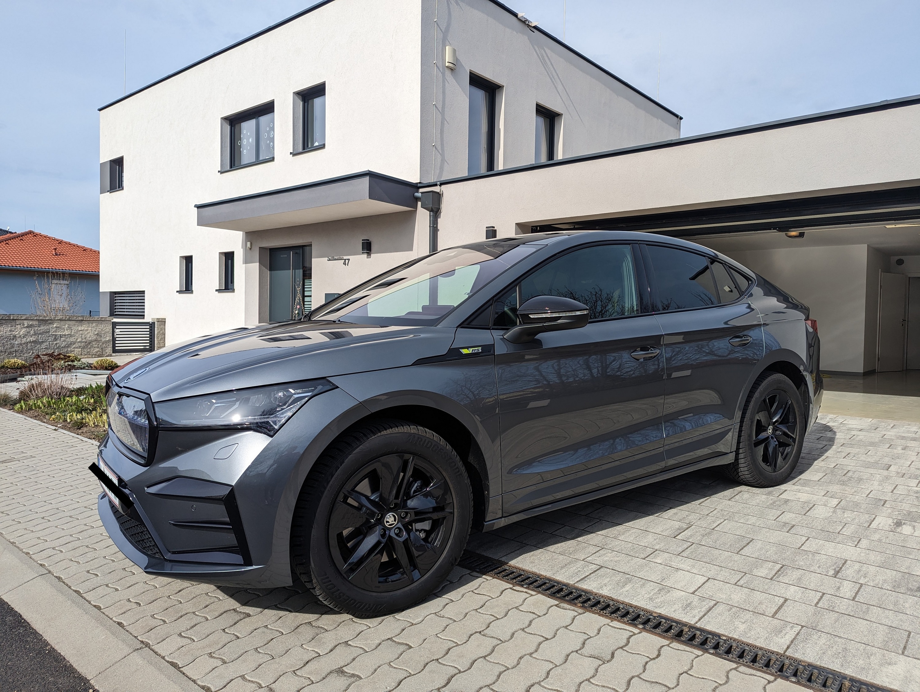 Skoda Enyaq Coupé RS iV in Graphitgrau