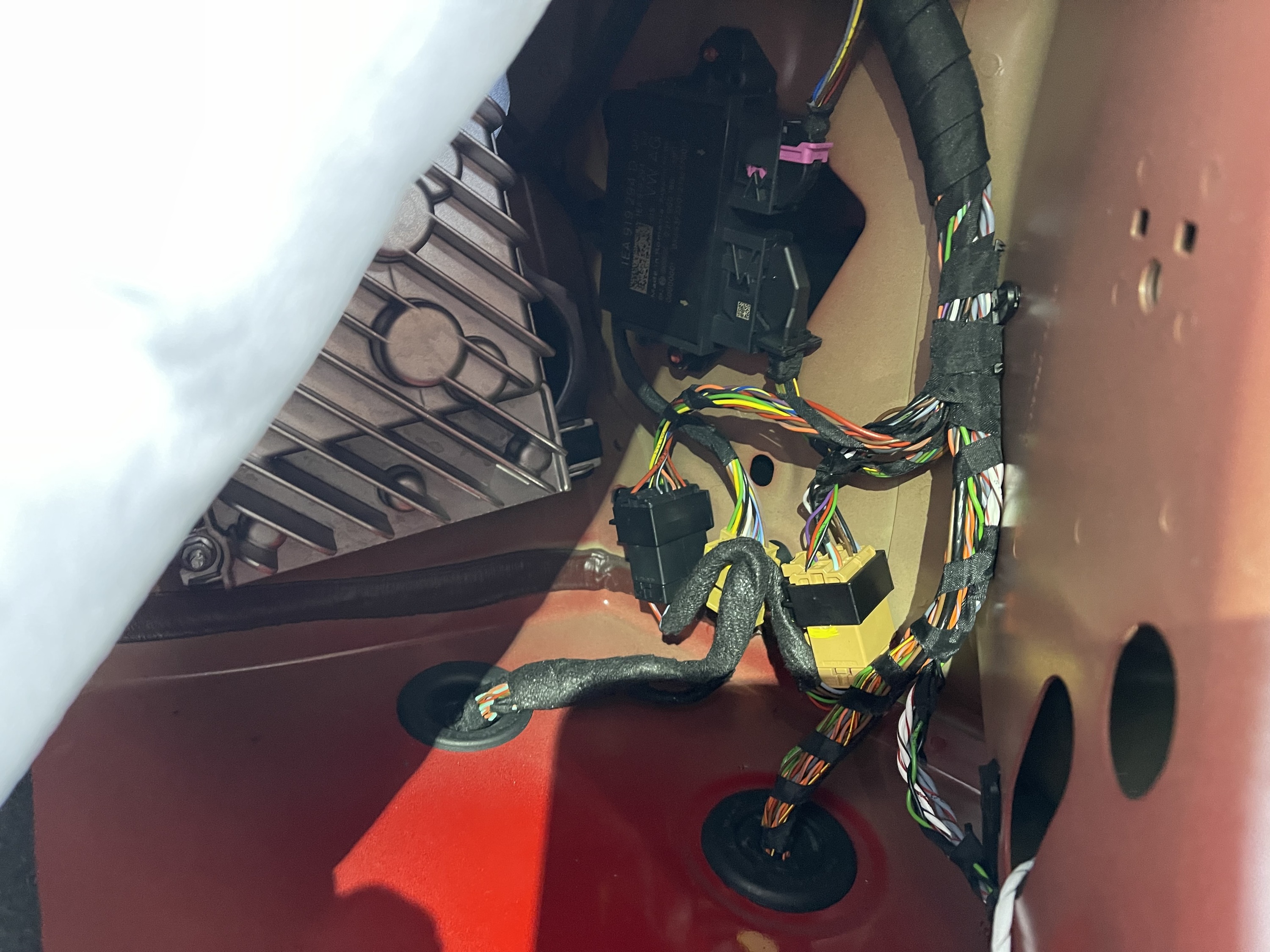 Und hier sitzt das Steuergerät