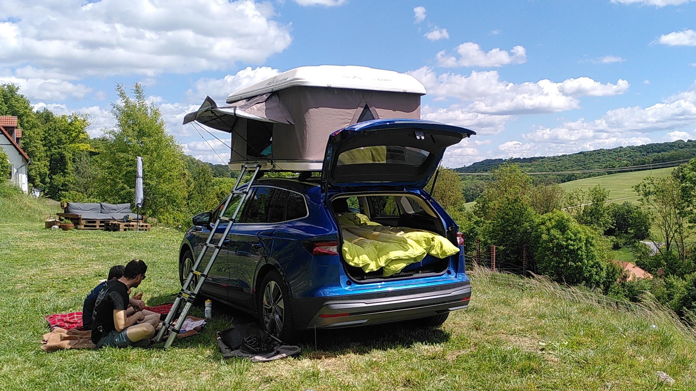 Camping im Leutra-Tal der alten A4