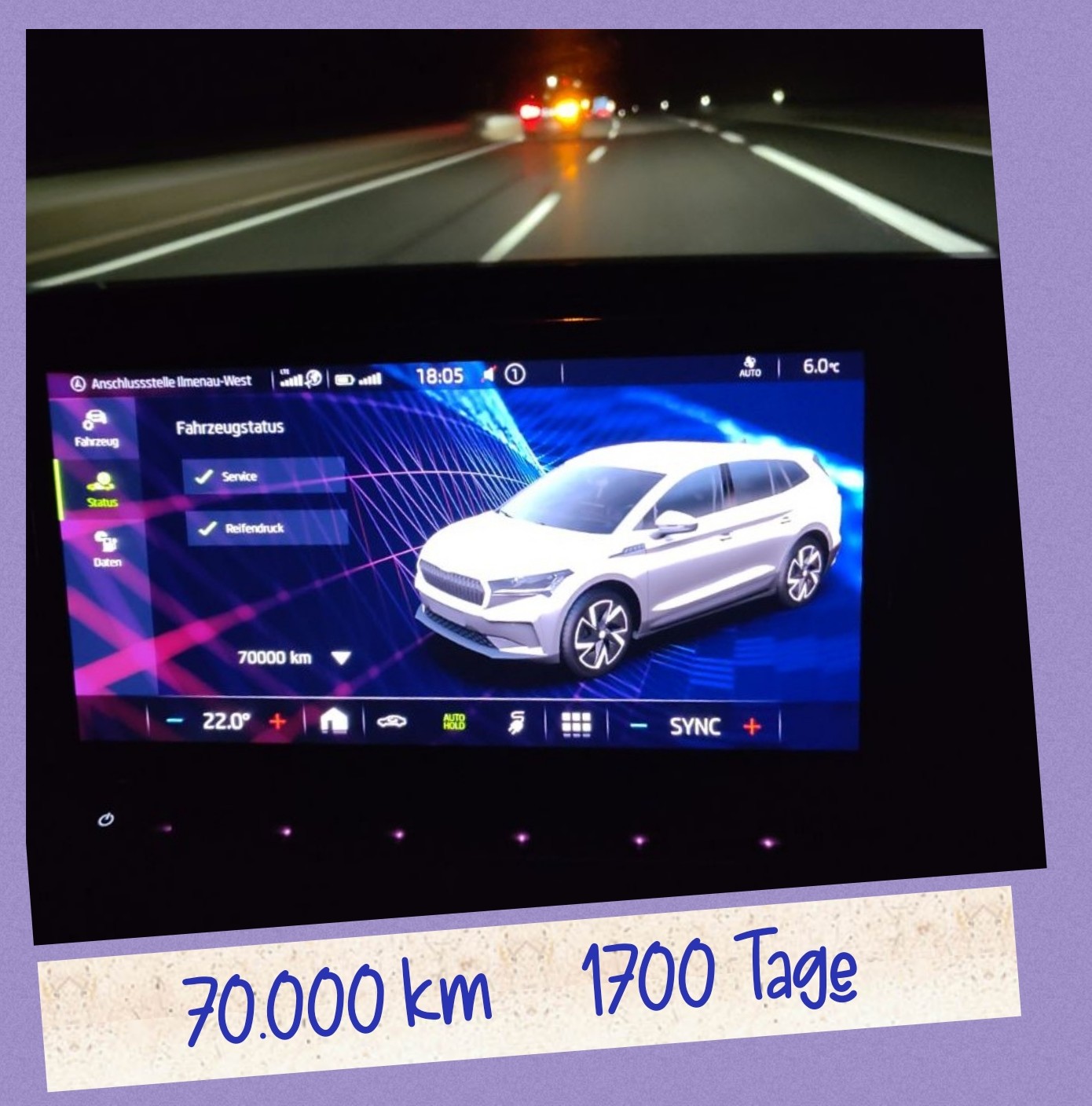 70.000 Enyaq-Fahrspaß