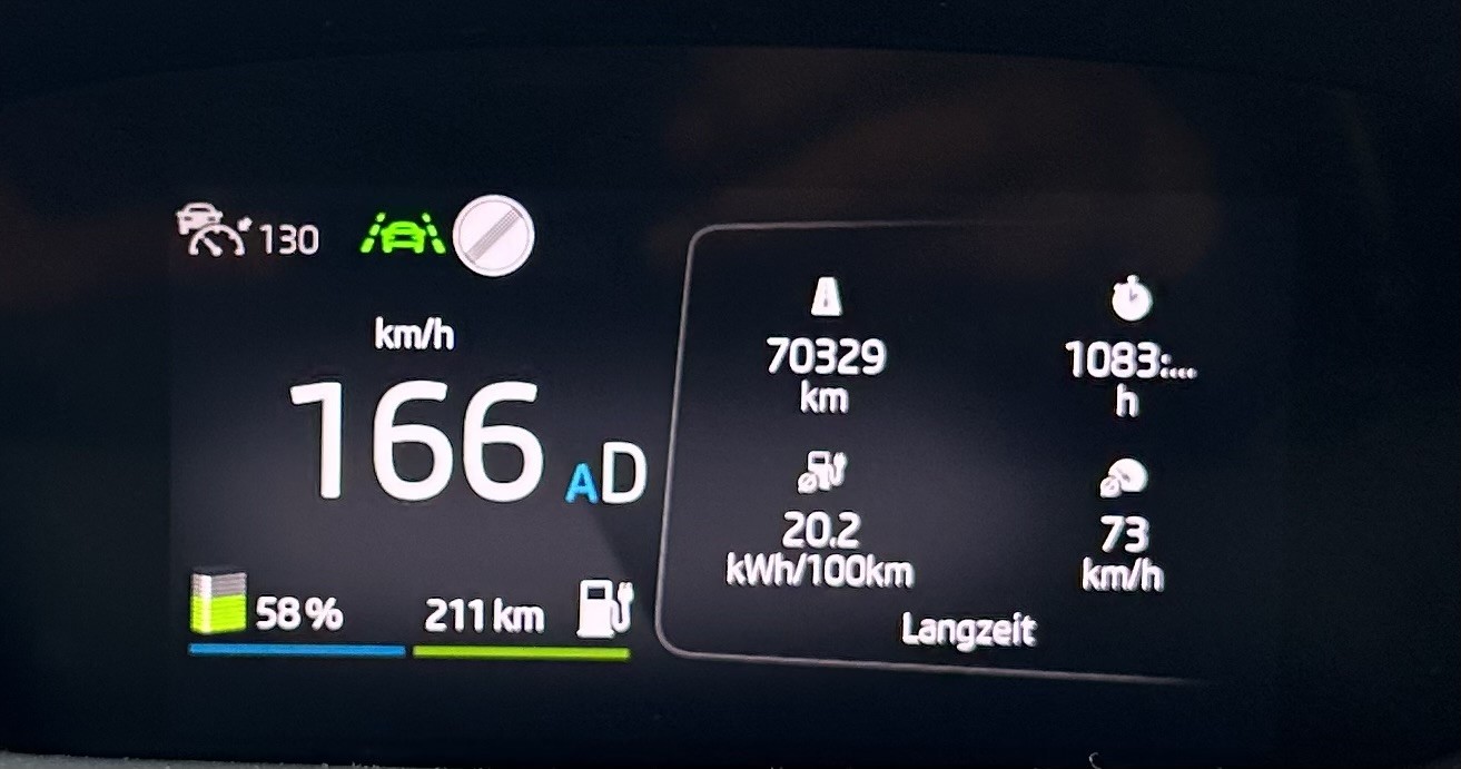 160 km/h es geht auch schneller