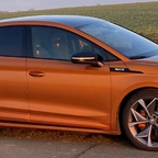 Enyaq Coupé RS mit Tieferlegungsfedern von H & R