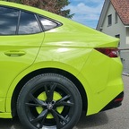 Mamba-grüne Bremstrommeln