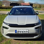 Enyaq Stahlgrau Front