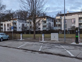 Mühldorf, Parkplatz am Krankenhaus